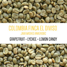Load image into Gallery viewer, Colombia Finca El Diviso Java Washed Anaerobic Finca El Diviso, led by Nestor Lasso (GREEN)