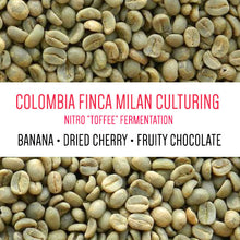 Load image into Gallery viewer, Colombia Finca Milan Culturing Nitro "Toffee" Fermentation Caturra GREEN