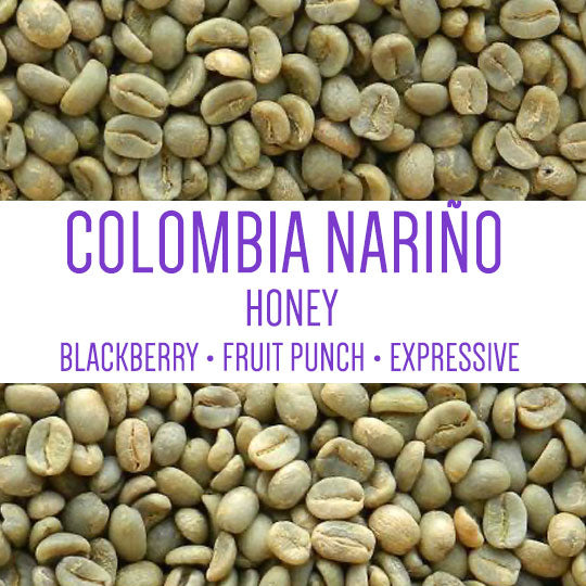 Colombia Nariño Aponte - Royal Reserva Honey Process -  GREEN BEANS