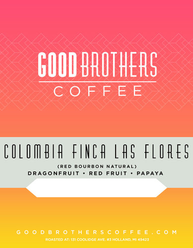 COLOMBIA FINCA LAS FLORES RED BOURBON NATURAL 2023 ROASTED