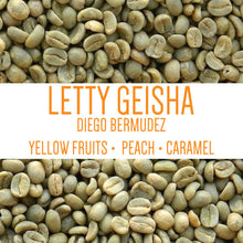 Load image into Gallery viewer, Geisha Letty Diego Bermudez  Finca El Paraiso Cauca, Colombia Green Beans