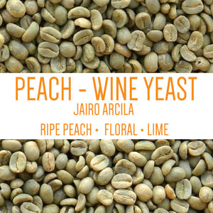 Jairo Arcila Peach (Wine Yeast / Peach)  GREEN BEANS