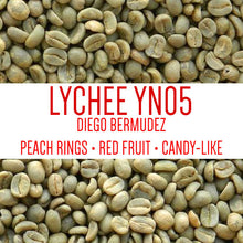 Load image into Gallery viewer, Lychee YN05 Diego Bermudez  Finca El Paraiso Cauca, Colombia Green Beans