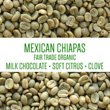 Load image into Gallery viewer, MEXICAN FTO ORGANIC CHIAPAS FESICH COOPERATIVE UNROASTED GREEN BEANS