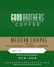 Load image into Gallery viewer, MEXICAN FT ORGANIC CHIAPAS SAN FERNANDO ALTURA HG ROASTED