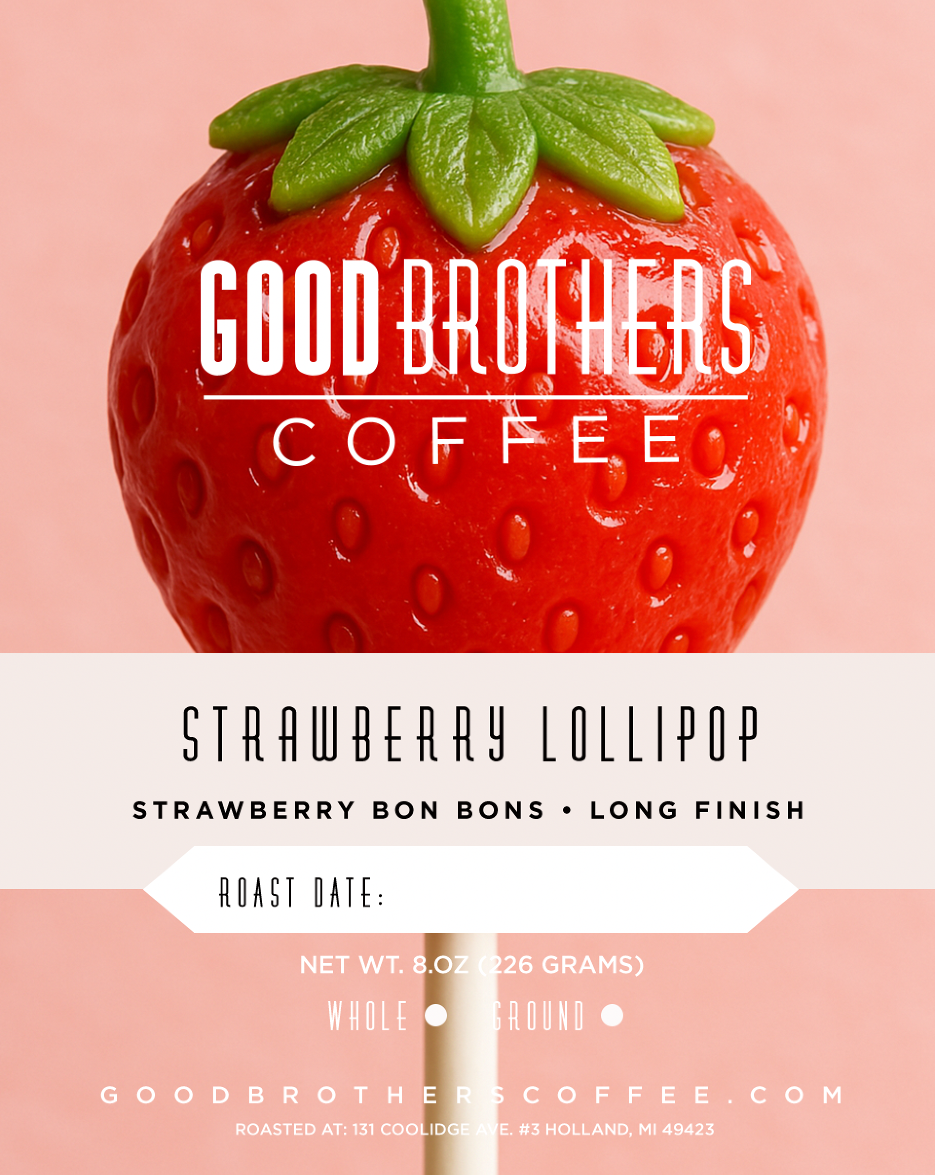 Strawberry Lollipop - Caturra Washed – Good Brothers Coffee LLC.