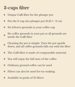 French Press Paper Filter + Cold Brew Bag Filters by Caffi