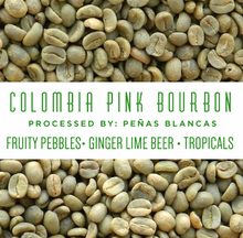 Load image into Gallery viewer, Colombia Pink Bourbon Washed Microlot By Peñas Blancas GREEN