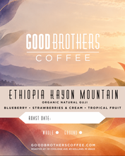 Load image into Gallery viewer, Ethiopia Kayon Mountain – Organic Natural Guji (Light Roast)