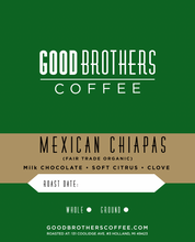 Load image into Gallery viewer, MEXICAN FTO ORGANIC CHIAPAS FESICH COOPERATIVE