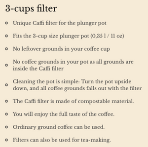 French Press Paper Filter + Cold Brew Bag Filters by Caffi ™