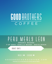 Load image into Gallery viewer, Peru Aromas del Valle Merly Leon G1 Washed Organic