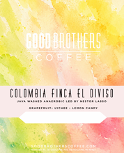 Load image into Gallery viewer, Colombia Finca El Diviso Java Washed Anaerobic Finca El Diviso, led by Nestor Lasso (GREEN)
