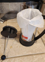 Load image into Gallery viewer, French Press Paper Filter + Cold Brew Bag Filters by Caffi