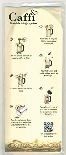 French Press Paper Filter + Cold Brew Bag Filters by Caffi