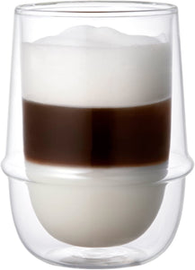 Double Wall Floating Coffee Glass For Coffee And Espresso (two)