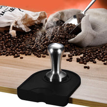 Load image into Gallery viewer, Espresso Coffee Tamping Mat Anit-Slip Black
