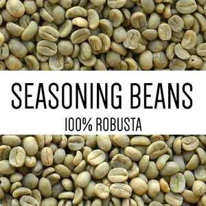 Seasoning Beans: India Cherry AB Robusta UNROASTED GREEN BEANS